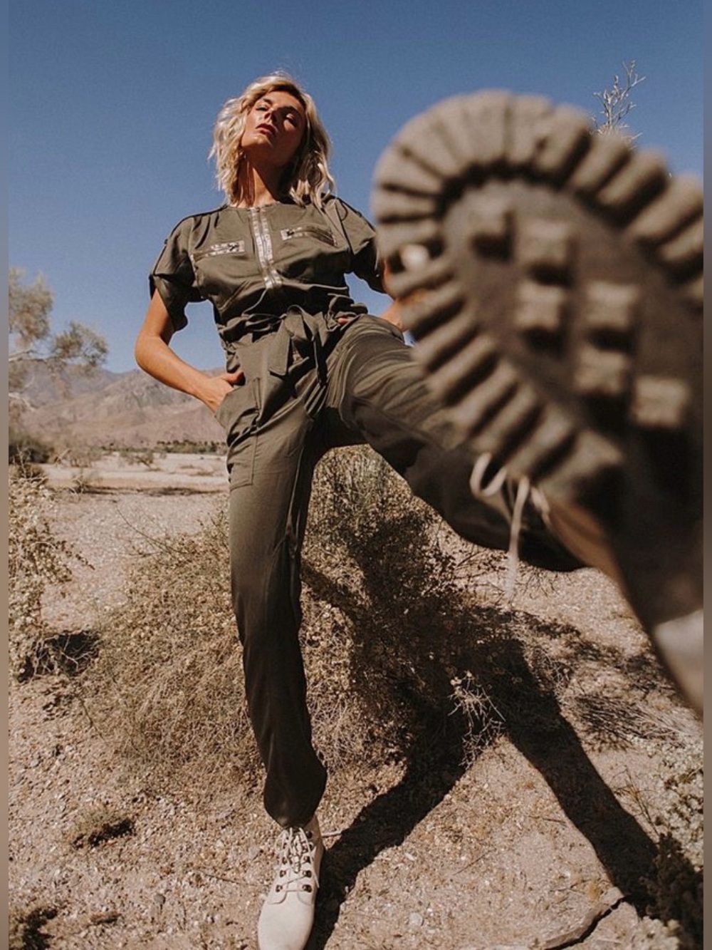INSPR x Tezza Terrarium Moon Jumpsuit NWT size S